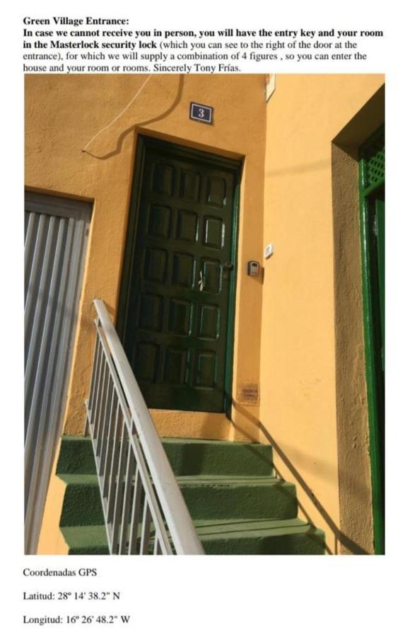 Green Village. Tony Frías. Fasnia Exterior foto